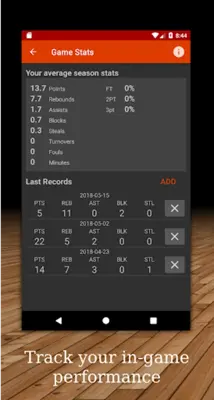 Basketball Buddy android App screenshot 0